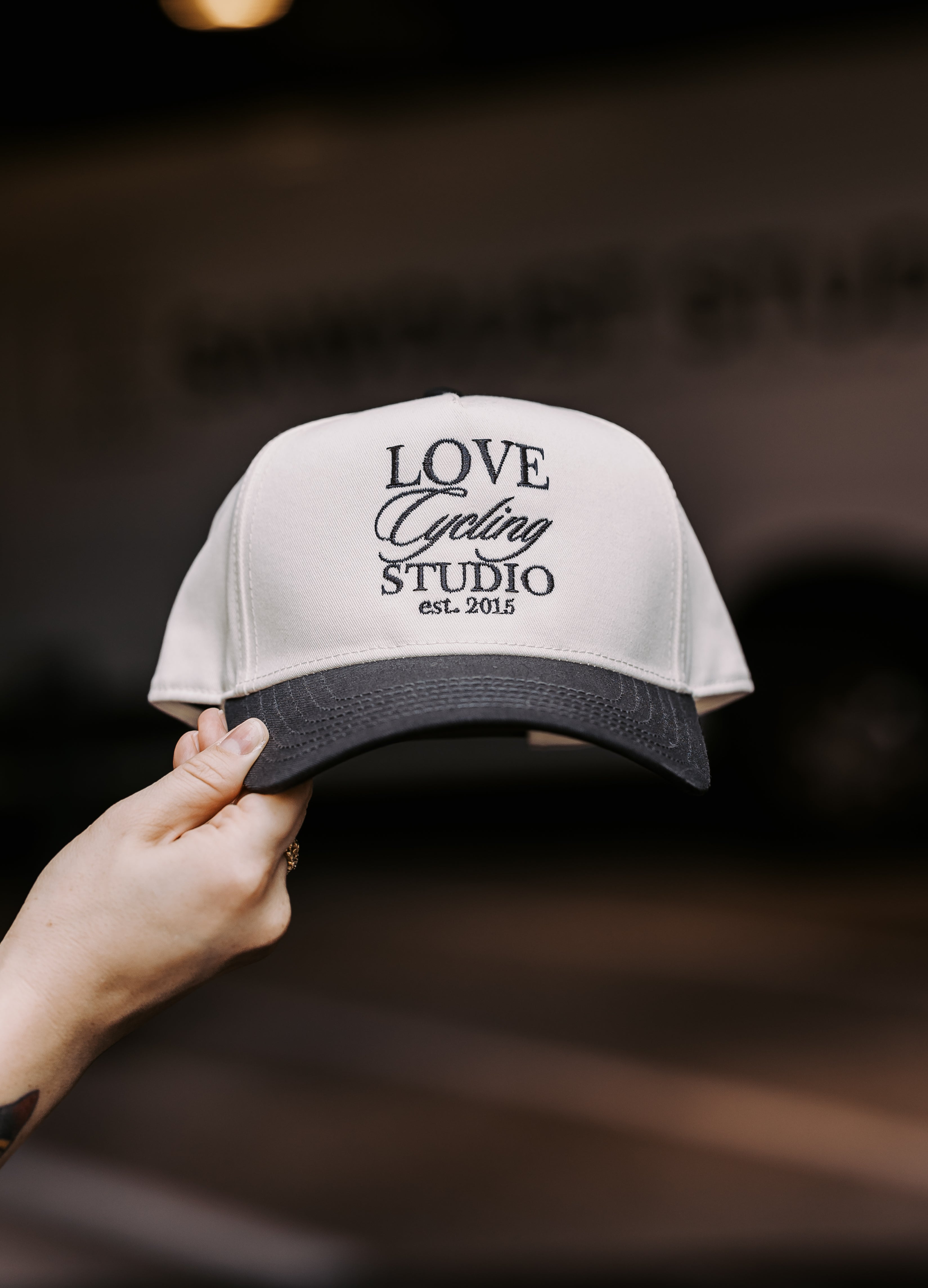 LOVE Cycling Studio Two-Tone Hat