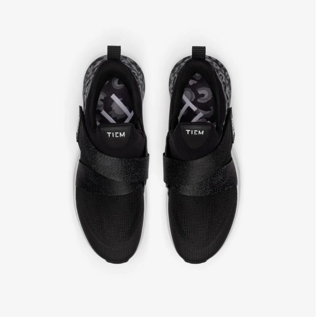 Tiem Lynx Cycling Shoe-Black Leopard