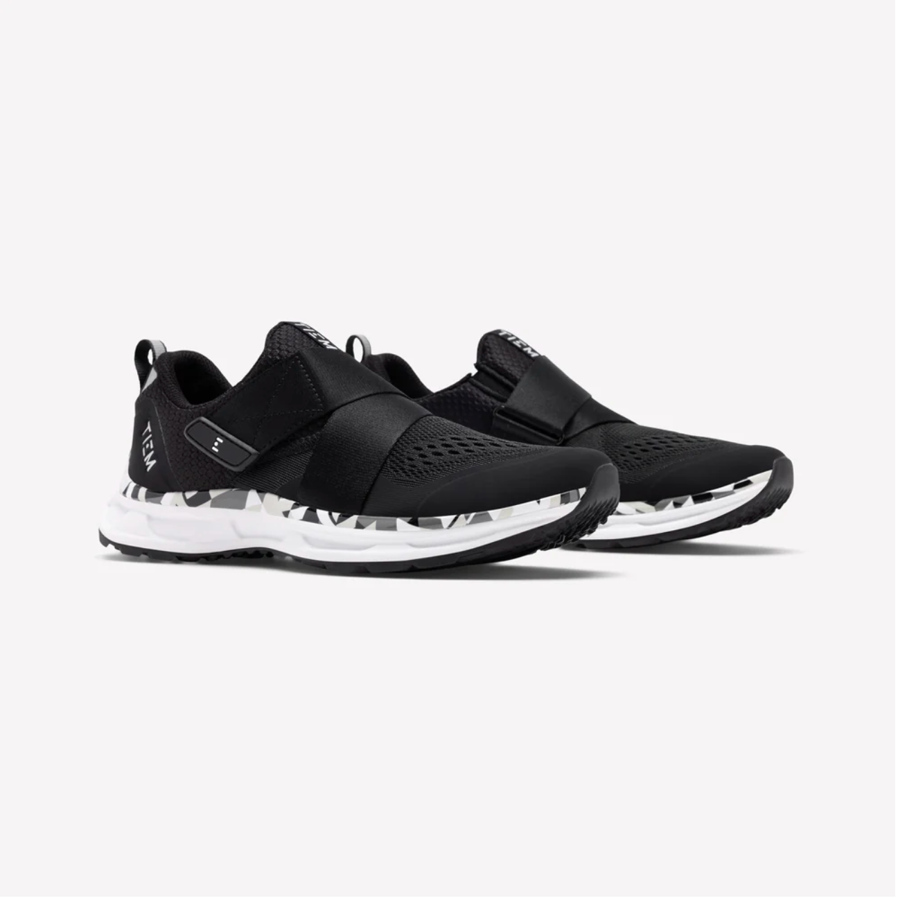 Tiem Slipstream Cycling Shoe- Black Geometric