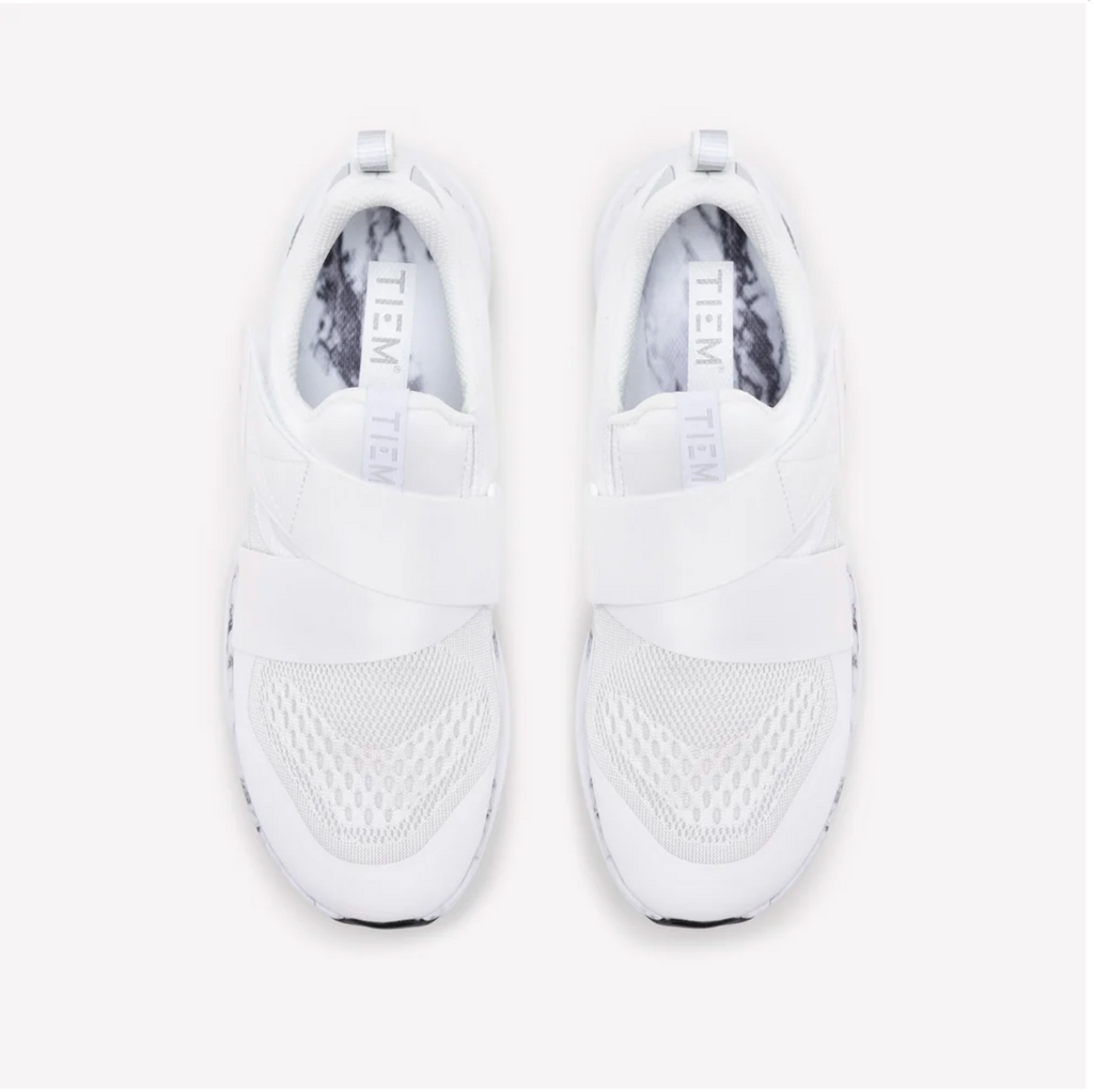 Tiem Slipstream Cycling Shoe- White Marble